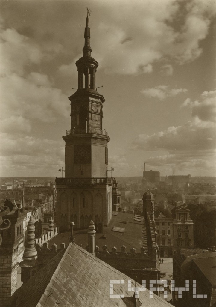 Wieża ratuszowa 1930.