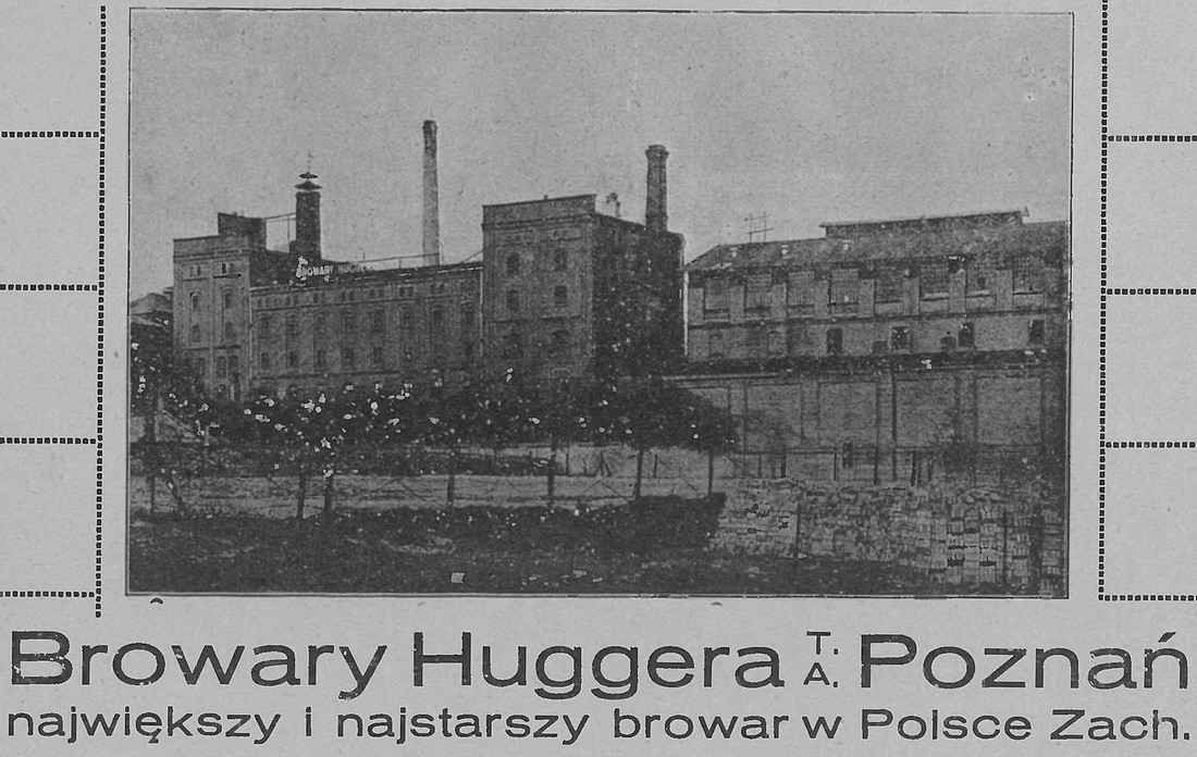 Browar Huggera Poznań 1928